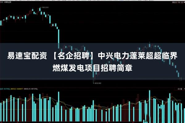 易速宝配资 【名企招聘】中兴电力蓬莱超超临界燃煤发电项目招聘简章