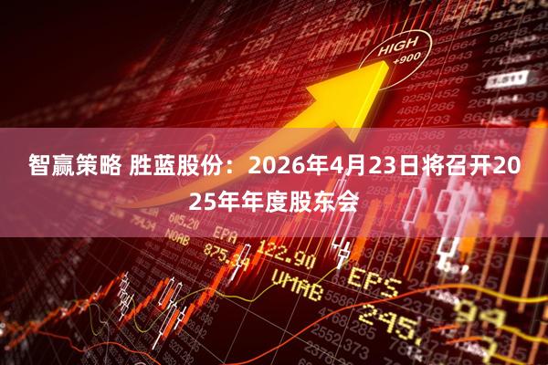 智赢策略 胜蓝股份：2026年4月23日将召开2025年年度股东会